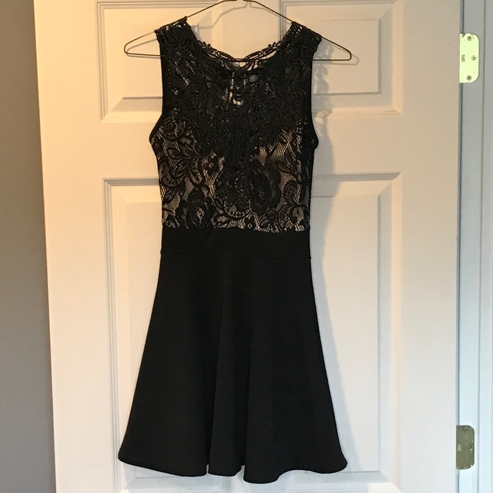 Lace Top Babydoll Mini Dress! ❤️